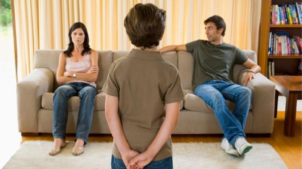 parents argument on couch