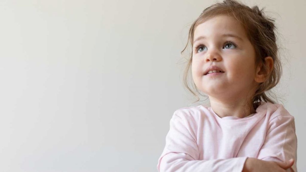 toddler girl arms crossed