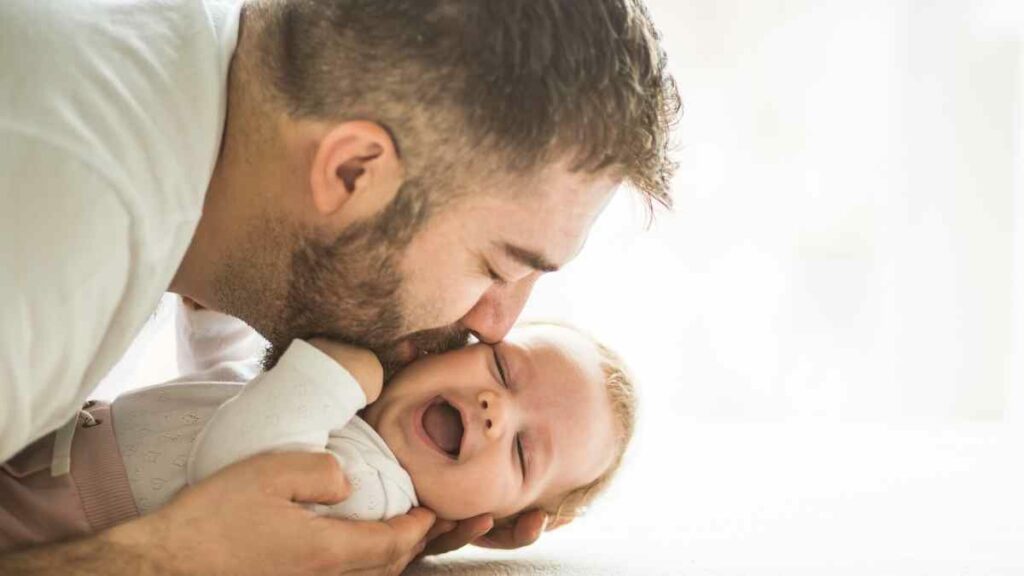 dad with baby