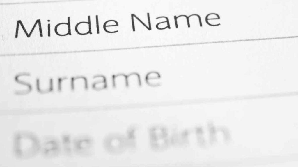 middle name